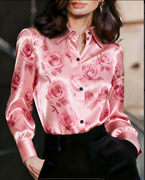 Chemise en satin