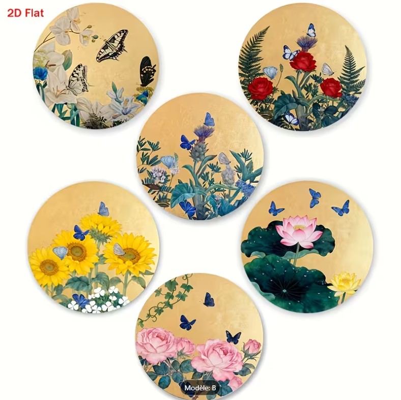 FLEURS PAPILLONS