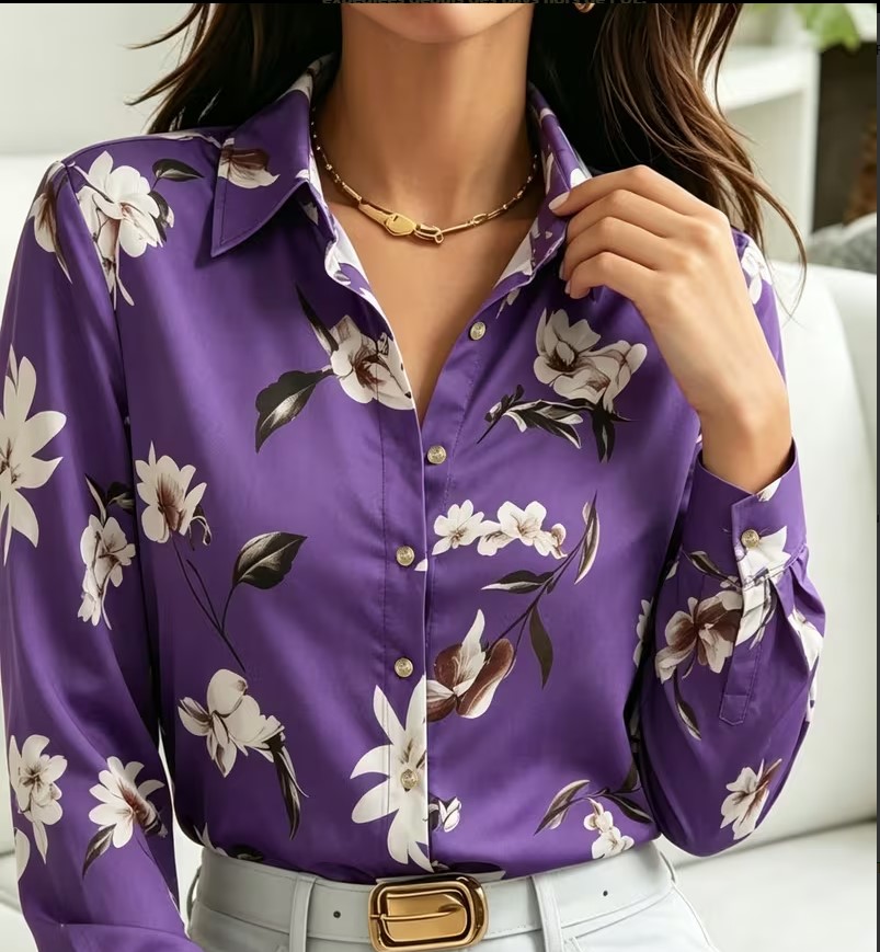 Chemise en satin