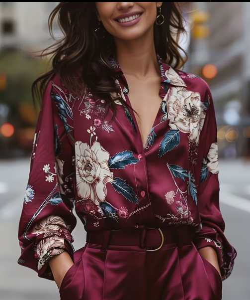 Chemise en satin